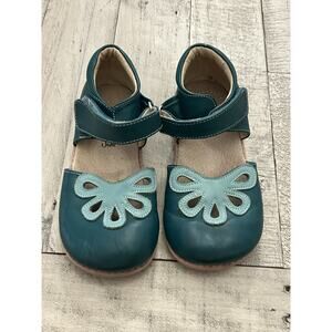 Mary Jane Teal and Light Teal Girls' Dress Shoes